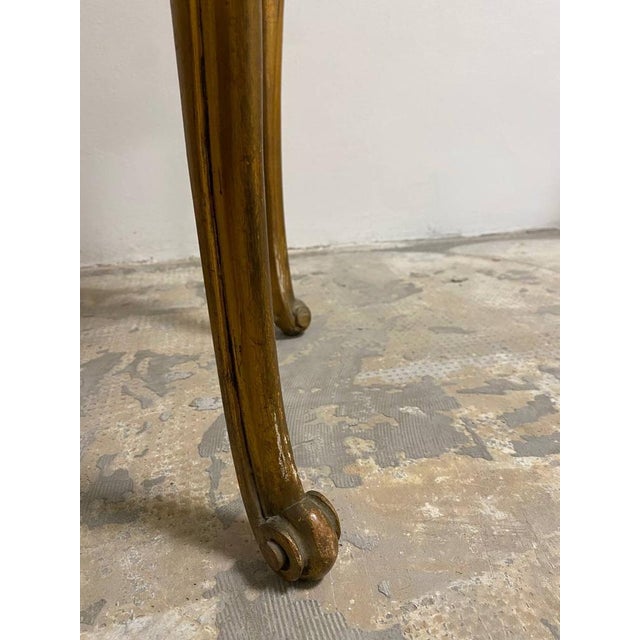 Imperial Style Golden Coffee Table For Sale - Image 4 of 6