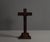 Brutalist Jesus Cross in Metal and Wood For Sale - Image 6 of 18