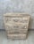 Charming small Art Deco walnut chest of drawers, dating from the first half of the 20th century. Completely sandblasted,...