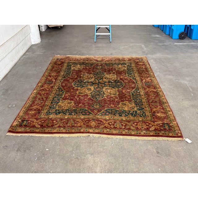 Design Plus Gallery presents the 8ft2in × 10ft2in Sultanabad Design Wool Area Rug. This traditional wool rug showcases an...