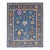 Vibrant Cobalt Blue Hand-Knotted Modern Oushak Style Area Rug With Jewel Tones For Sale