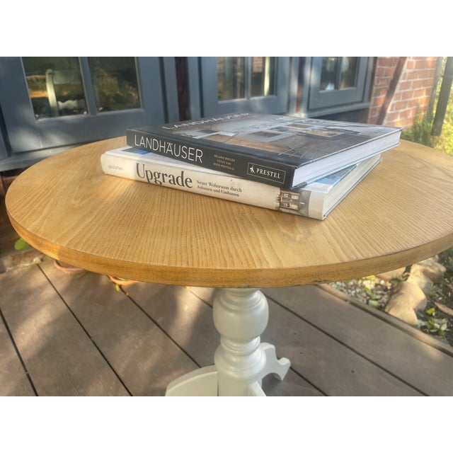 Vintage Side Table in Fir, 1960s For Sale - Image 4 of 18