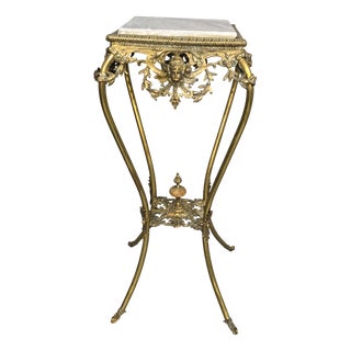 Brass Jardinere Stand, 1880s For Sale