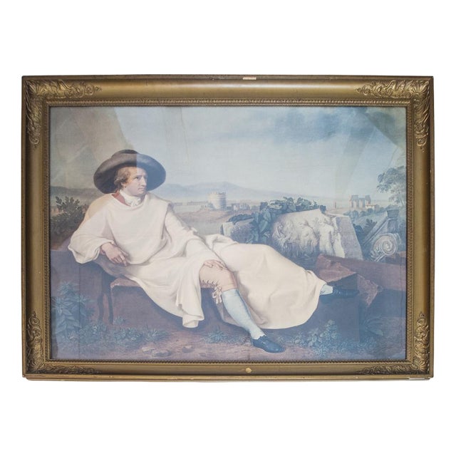 After Tischbein, Goethe in the Countryside, 1900s, Photograph For Sale