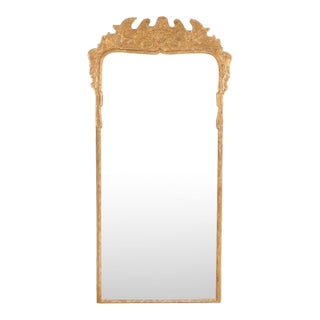 18th Century George II Giltwood Wall Mirror For Sale
