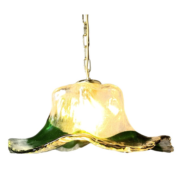 Vintage Murano Glass Pendant Light from Mazzega, 1960s For Sale