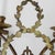 Pair of French Louis XV Laurel Wreath Bronze Double Candle Electric Wall Sconces C1900 For Sale - Image 9 of 12