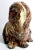 Glazed Majolica Ceramic Pekingese Dog Figure For Sale - Image 4 of 9