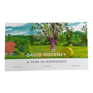 David Hockney, a Year in Normandie, 2020-2021 (Detail) Composite iPad Painting, Copyright David Hockney, Printed in Uk For Sale