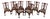 Set of 8 Hickory Chair Co Chippendale Clawfoot Mahogany Dining Chairs For Sale
