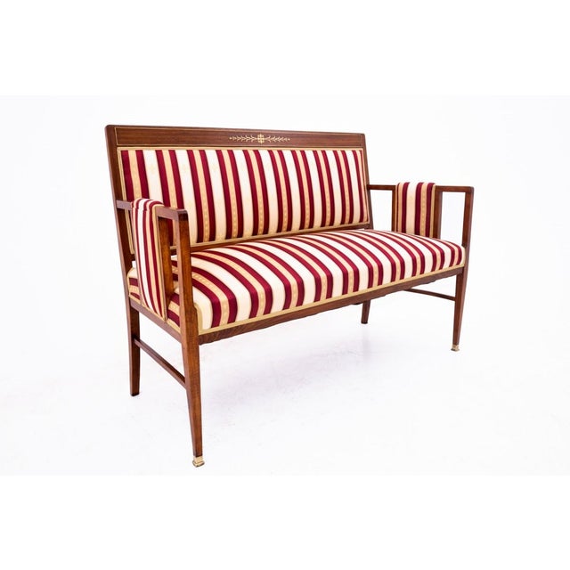 Traditional Antique Living Room Set, 1890, Set of 3 For Sale - Image 3 of 14