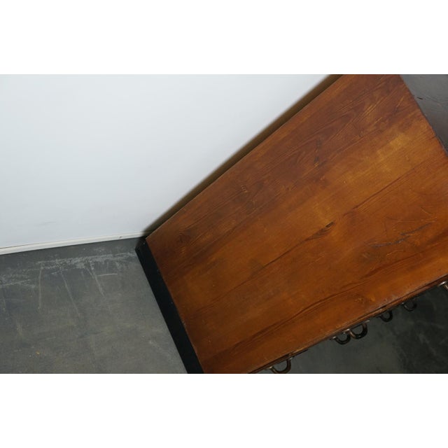 Vintage German Pine Apothecary Cabinet, 1950s For Sale - Image 13 of 18