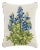 Blue Bonnet Hook Pillow, 14" x 18" For Sale