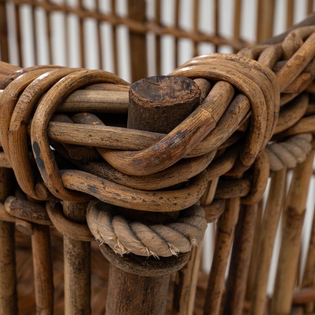 1920s French Wicker Basket For Sale - Image 12 of 18