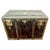 Parisian Travel Trunk in Black Wood and Brass, 1880 For Sale - Image 17 of 17