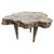 Andrianna Shamaris Live Edge Single Charred Cerused Teak Wood Side Table For Sale - Image 15 of 18