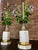 1960s Pair of 1960s Italian Tole Floral Boutique Lamps For Sale - Image 5 of 12