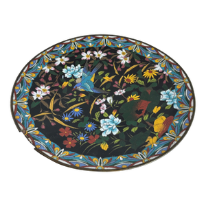 Late 19th Century Cloisonne Plate