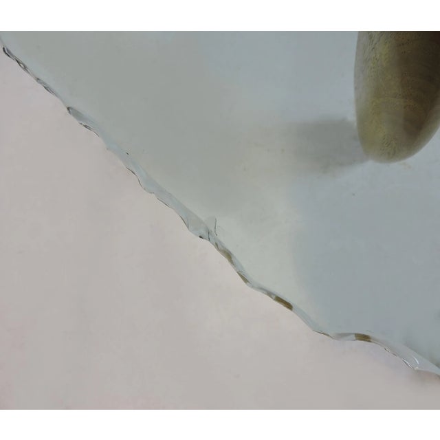 American Studio Silas Seandel Style Metal, Wood and Glass Coffee Table For Sale - Image 11 of 13