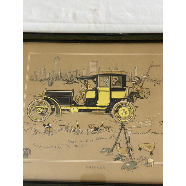 René Vincent, Berliet Illustration, Chicago, 1907, Print on Paper For Sale - Image 5 of 11