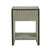 Kora Green Cotton Jute Striped Nightstand For Sale In Los Angeles - Image 6 of 8