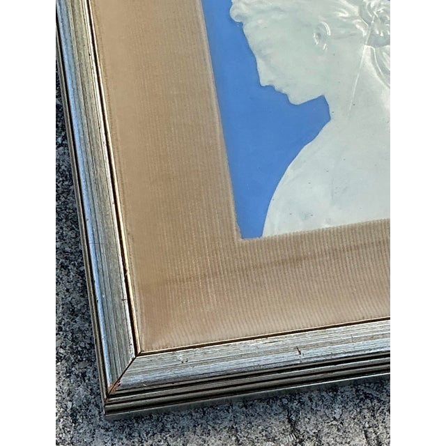Vintage Italian Glazed Ceramic Profile Tile For Sale In West Palm - Image 6 of 12