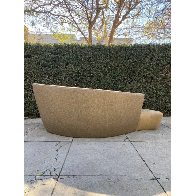 1990s 1990s Vintage Reupholstered Kagan “Bilbao” Style Sofa For Sale - Image 5 of 8