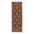 Antique Turkish Oushak Runner, Handmade Oriental Rug Coral. Brown, Yellow, Beige For Sale