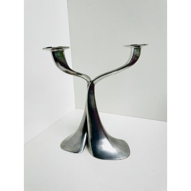 Sculptural Model Turner Candlesticks by Xavier Lust for Driade Kosmo, Italy, 2000s, Set of 2 For Sale - Image 3 of 15