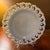 Mid-Century Modern Vintage Fenton White Milk Glass Reverse C Lace Edge 9” Set of 2 - W/Wall Hangers For Sale - Image 3 of 6