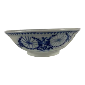 Blue and White Chinese Porcelain Rice Bowl
