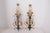 Metal Gilt Wrought Iron Wall Sconces, 1970s, Set of 2 For Sale - Image 7 of 8