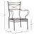 Neoclassical Pair of Neoclassical Style Bronze-Mounted Iron Armchairs Attributed to Comte, C. 1940 For Sale - Image 3 of 8
