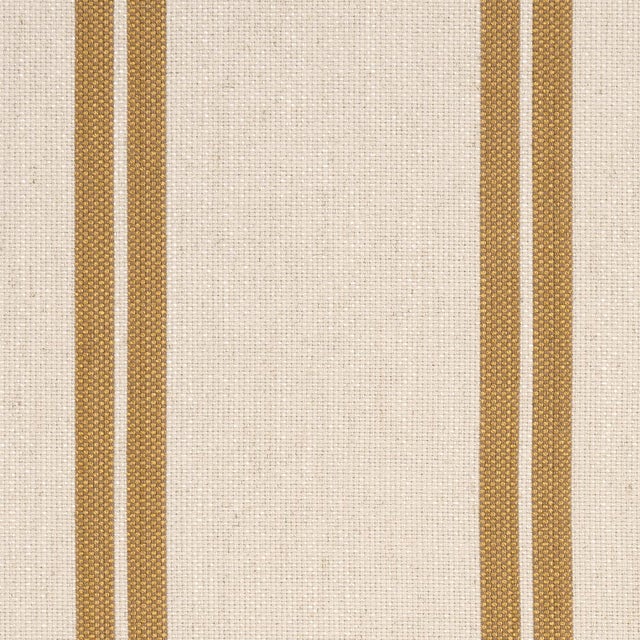 Schumacher Sample - Schumacher Double Face Stripes Fabric In Chartreuse For Sale - Image 4 of 6