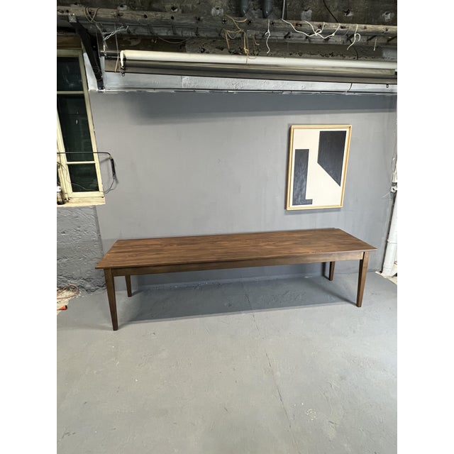 Big Farm Table in Ash with Zone Feet For Sale - Image 9 of 13