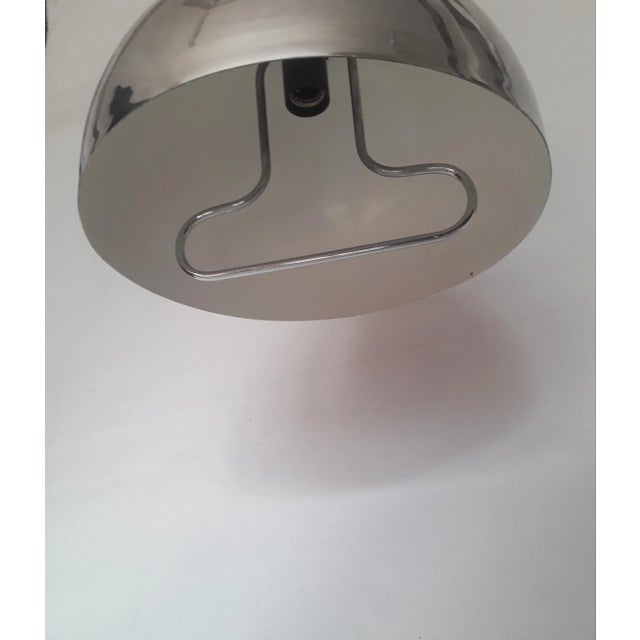Chromed Hanging Pendant Lamp, 1970s For Sale - Image 4 of 6