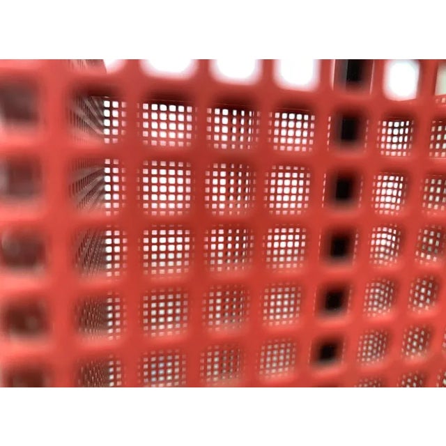 Minimalist Perforated Steel Umbrella Stand, 1960s For Sale - Image 10 of 18