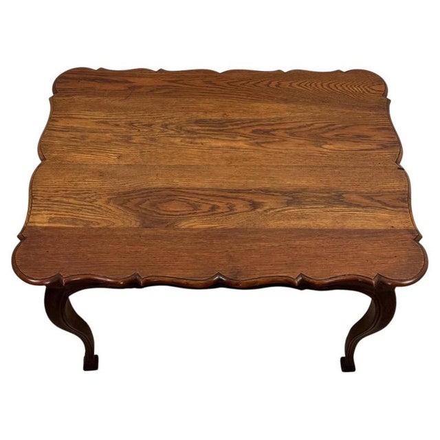 2000 - 2009 Antique French Oak Writing Table, 1900s For Sale - Image 5 of 12