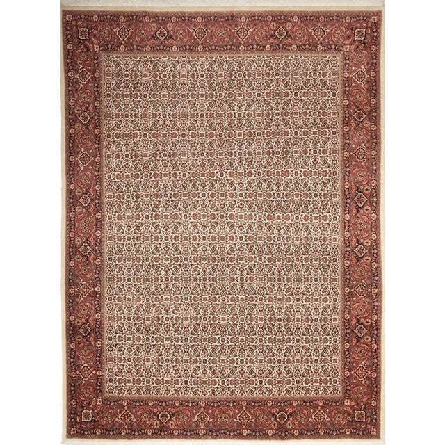 Middle Eastern Bijar Rug in Hand-Knotted Wool For Sale - Image 11 of 11
