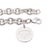 Tiffany and Co. Tiffany & Co. Return to Tiffany Sterling Silver Round Tag Link Bracelet Polished For Sale - Image 4 of 6