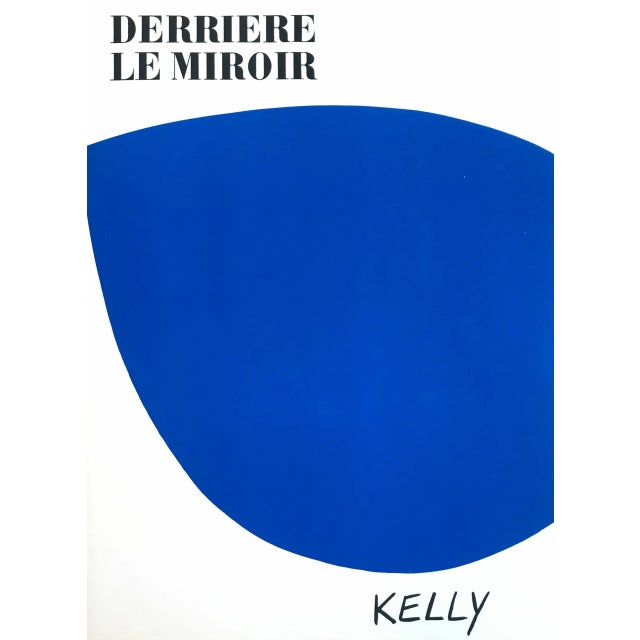 1958 Ellsworth Kelly Original Lithograph Derriere Le Miroir Dm01110 For Sale