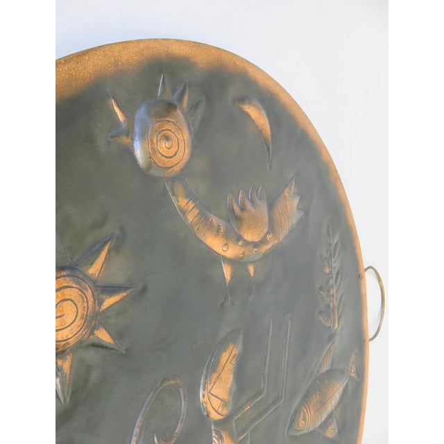 Wall Decoration in Copper & Brass, 1960s For Sale - Image 15 of 18