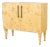 Contemporary Burl Poplar Cabinet For Sale