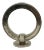 Hickory Chair Large Ring Pull in Nickel For Sale