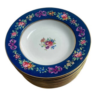 Set of 12 Tiffany Soup Plates, Made by Spode Copeland, Mid 20th Century For Sale