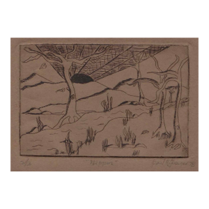 1978 Modern Japanese Etching
