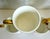 Art Deco Vintage Gilt Porcelain Greek Key Demitasse Espresso Cups, Set of 7 For Sale - Image 3 of 7