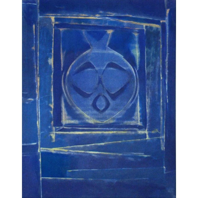 After Max Ernst, Vase Bleue, 1958, Stencil in Colors For Sale