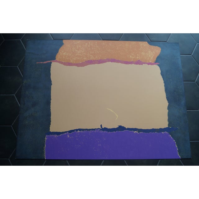 1970s Theodoros Stamos Infinity Field Screen Print - Signed & Numbered For Sale - Image 4 of 4