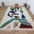 A Moroccan Berber Textile Artwork With Abstract Figurative Design This exceptional Moroccan Berber textile features a bold...